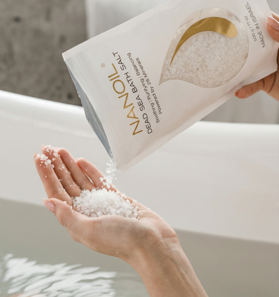 voetenbad dode zeezout nanoil